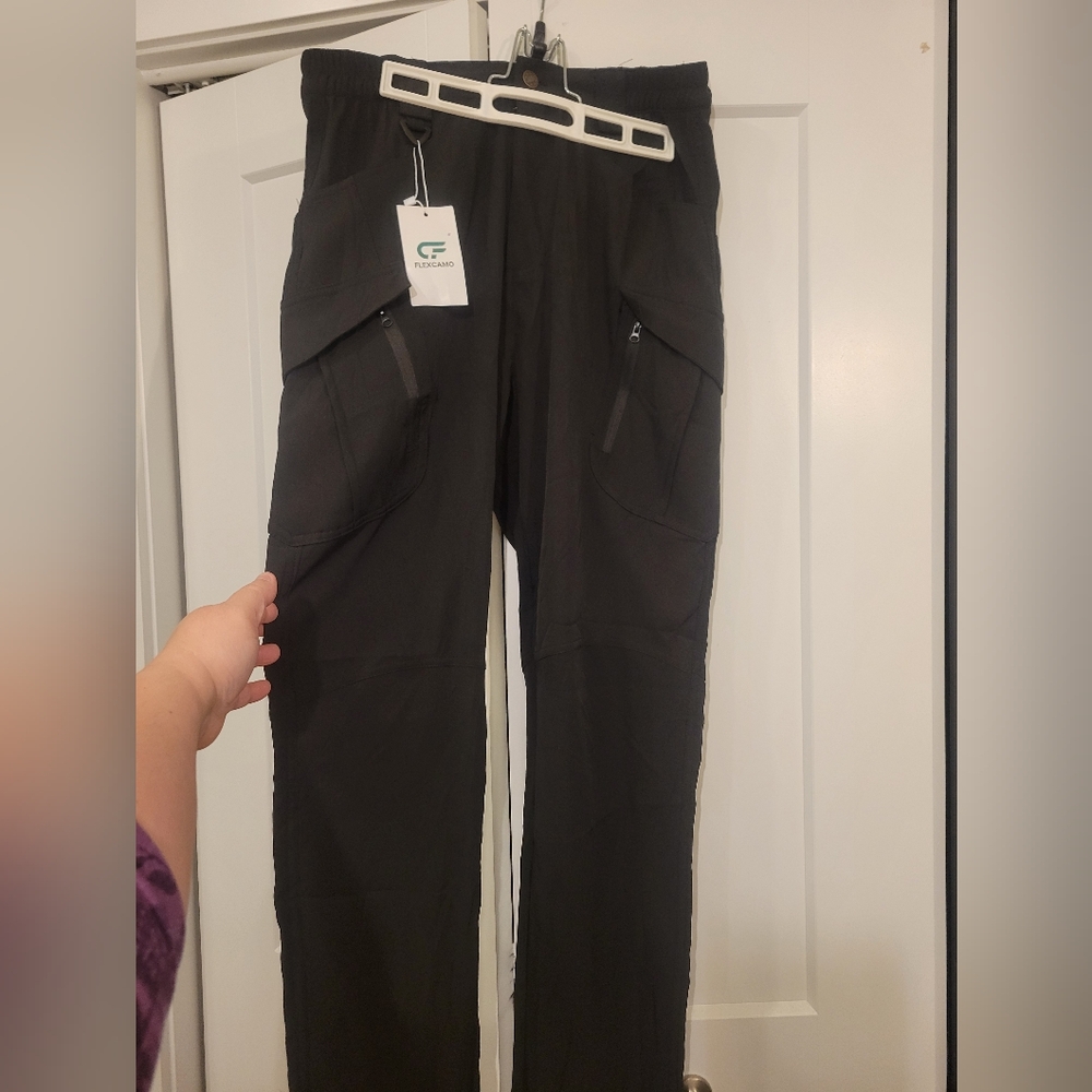 Flexcamo New Black Men's Tactical Pants. Size 32